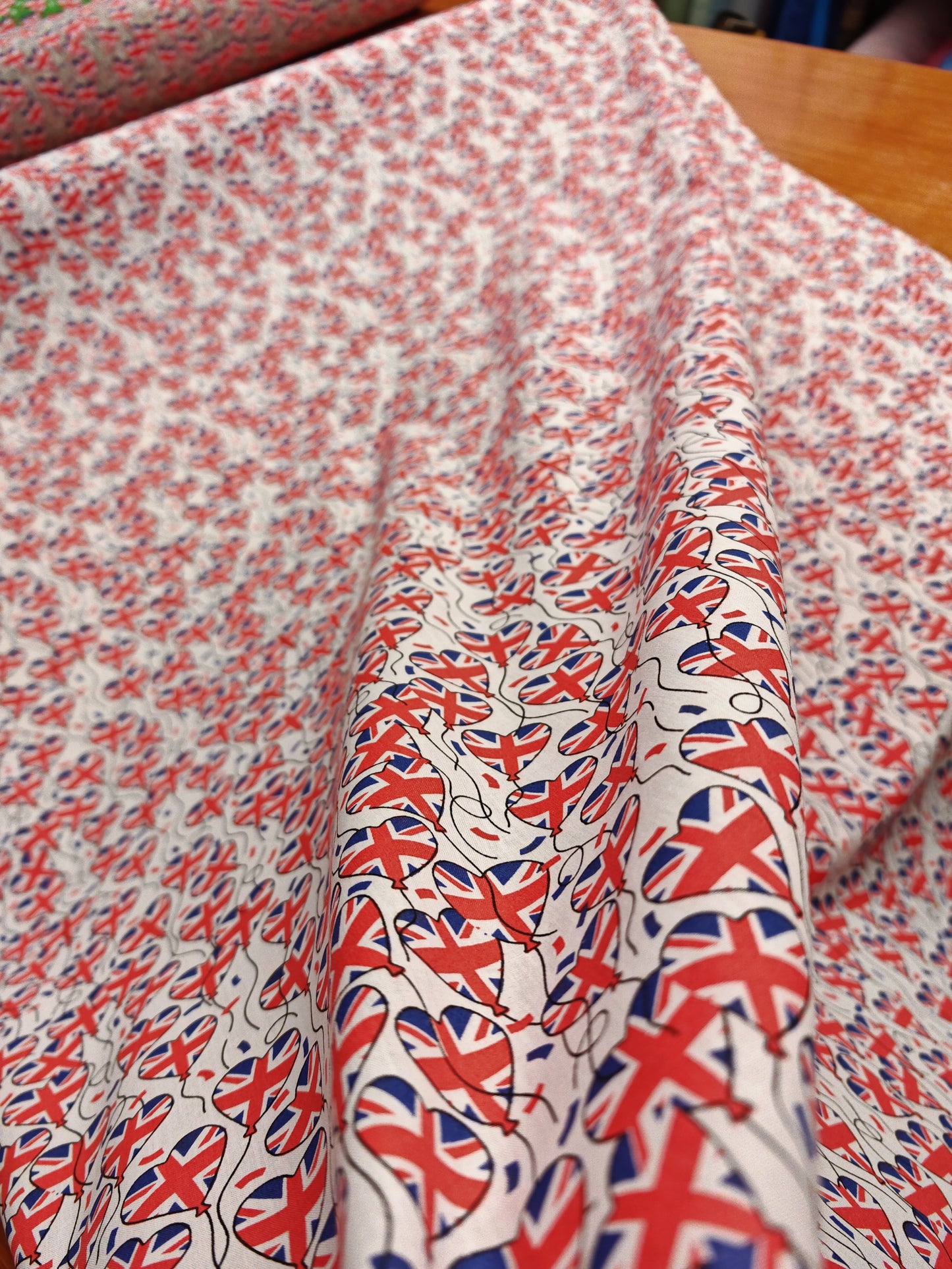 Union Jack Balloon Polycotton – 112cm / 44" – Polycotton (3 Colourways)