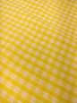 CORDED 1/4 GINGHAM CHECK – 35% COTTON 65% POLYESTER FABRIC – 113cm WIDE (5 COLOURWAYS)