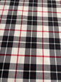 HIGHLAND IVORY CHECK – POLYVISCOSE TARTAN DRESS FABRIC – 143cm WIDE