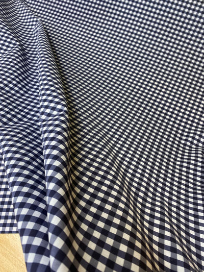 ¼ Inch Gingham Polycotton – 112cm / 44" – Polycotton – 3m Piece (6 Colourways)