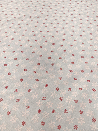 CHRISTMAS SNOWFLAKE – 100% COTTON CHRISTMAS PRINT – SKY BLUE – 138.5cm WIDE
