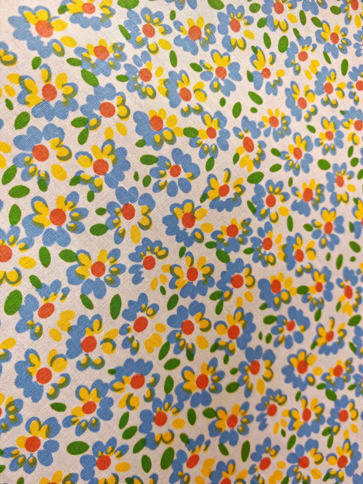 Painted Petal Cotton Poplin – 142cm / 56" – 100% Cotton – 3m Piece