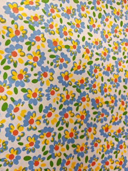 Painted Petal Cotton Poplin – 142cm / 56" – 100% Cotton – 3m Piece