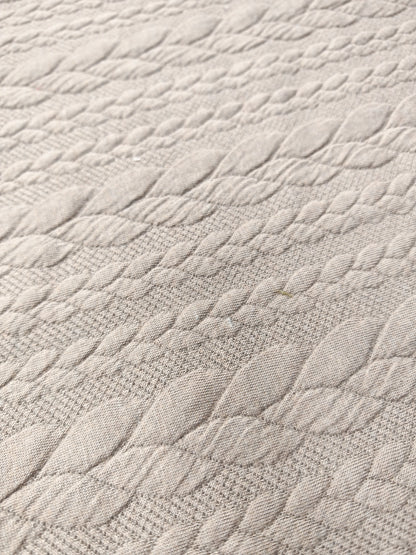 JACQUARD CABLE KNIT – TEXTURED STRETCH KNIT FABRIC – 8 COLOURWAYS – 152–160cm WIDE