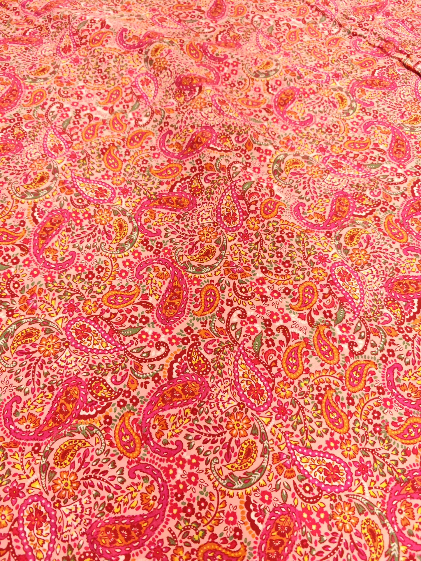 SUMMER PAISLEY – DASHWOOD STUDIO EGYPTIAN GIZA COTTON FABRIC – 146cm WIDE