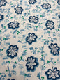 CHAMOMILE AQUA – DESIGNERS GUILD – 100% COTTON FABRIC – 144cm WIDE