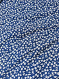 BLUEBELL SCATTER – BLUE DITSY FLORAL COTTON ELASTANE JERSEY FABRIC – 143cm WIDE