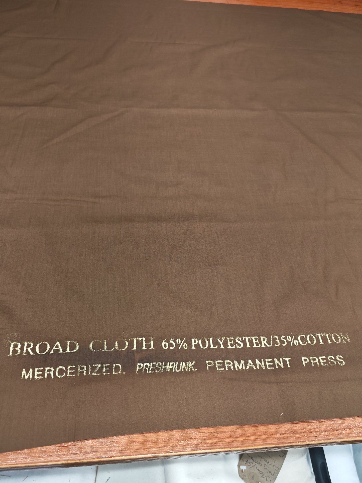 SUPERIOR POPLIN BROADCLOTH – 35% COTTON 65% POLYESTER FABRIC – 112cm WIDE (8 COLOURWAYS)