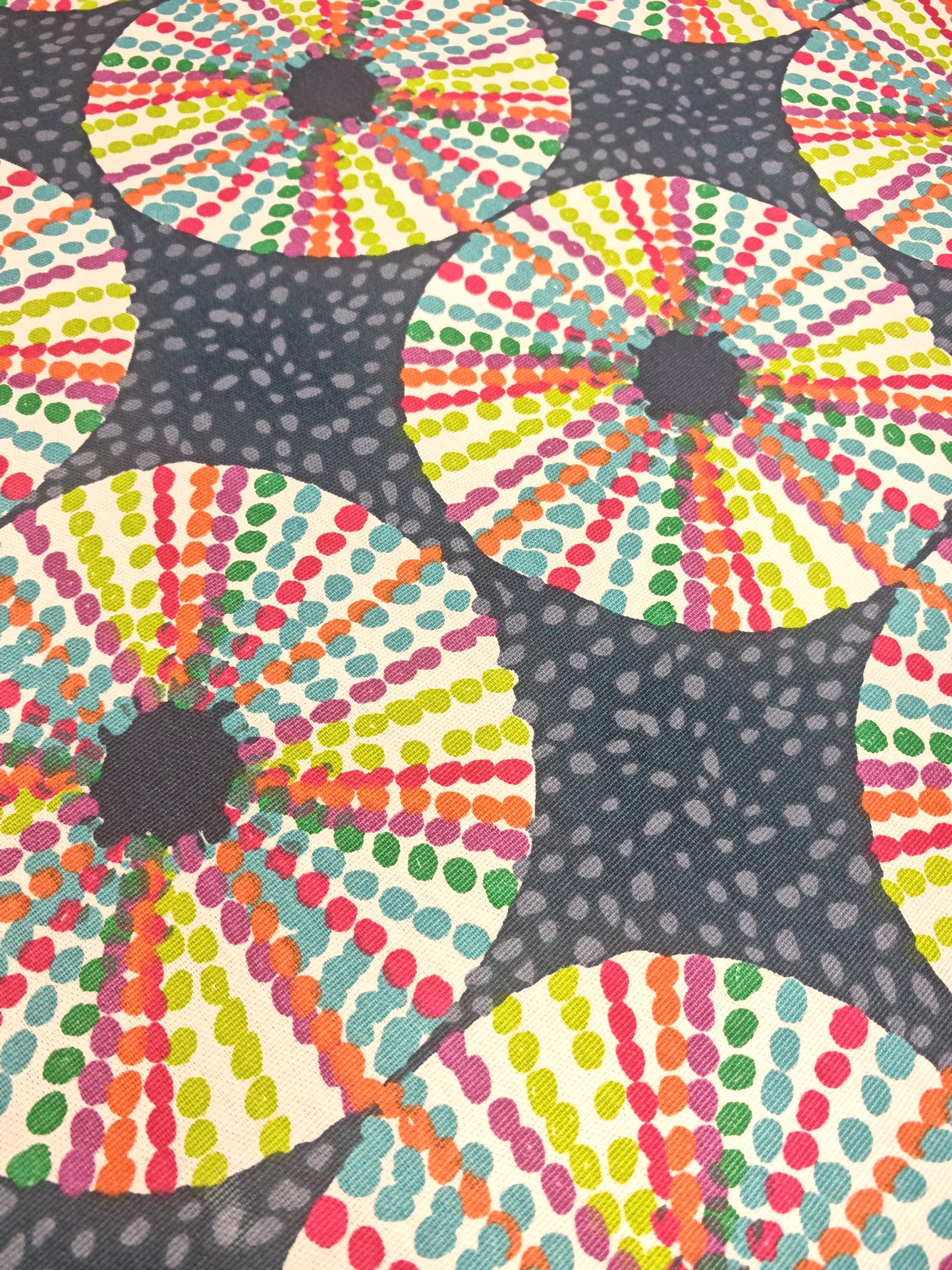DOTTY – PRESTIGIOUS TEXTILES – HALF PANAMA 100% COTTON FABRIC – 143cm WIDE (2 COLOURWAYS)