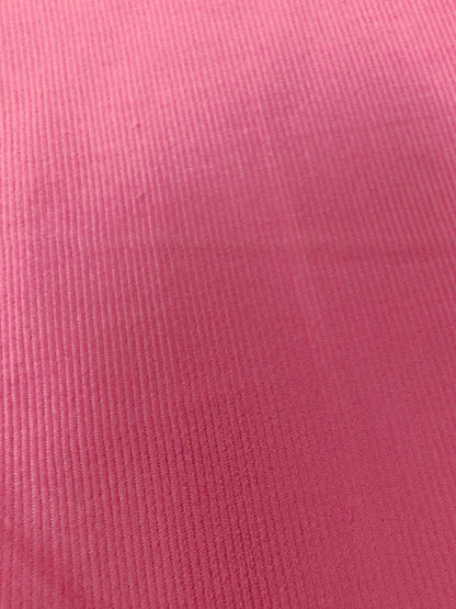 PINK BABYCORD – 21 WALE CORDUROY – 100% COTTON FABRIC – 146cm WIDE