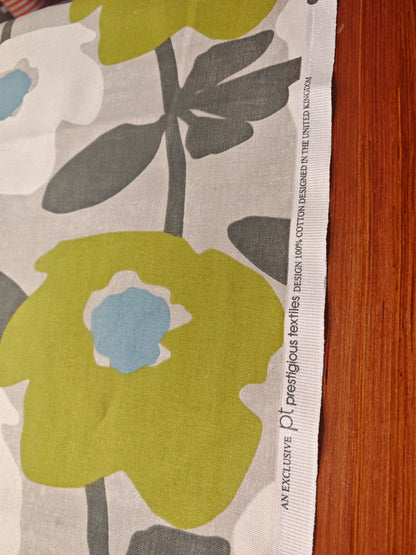 BERMONDSEY – PRESTIGIOUS TEXTILES – HEAVY COTTON HALF PANAMA FABRIC – 143cm WIDE