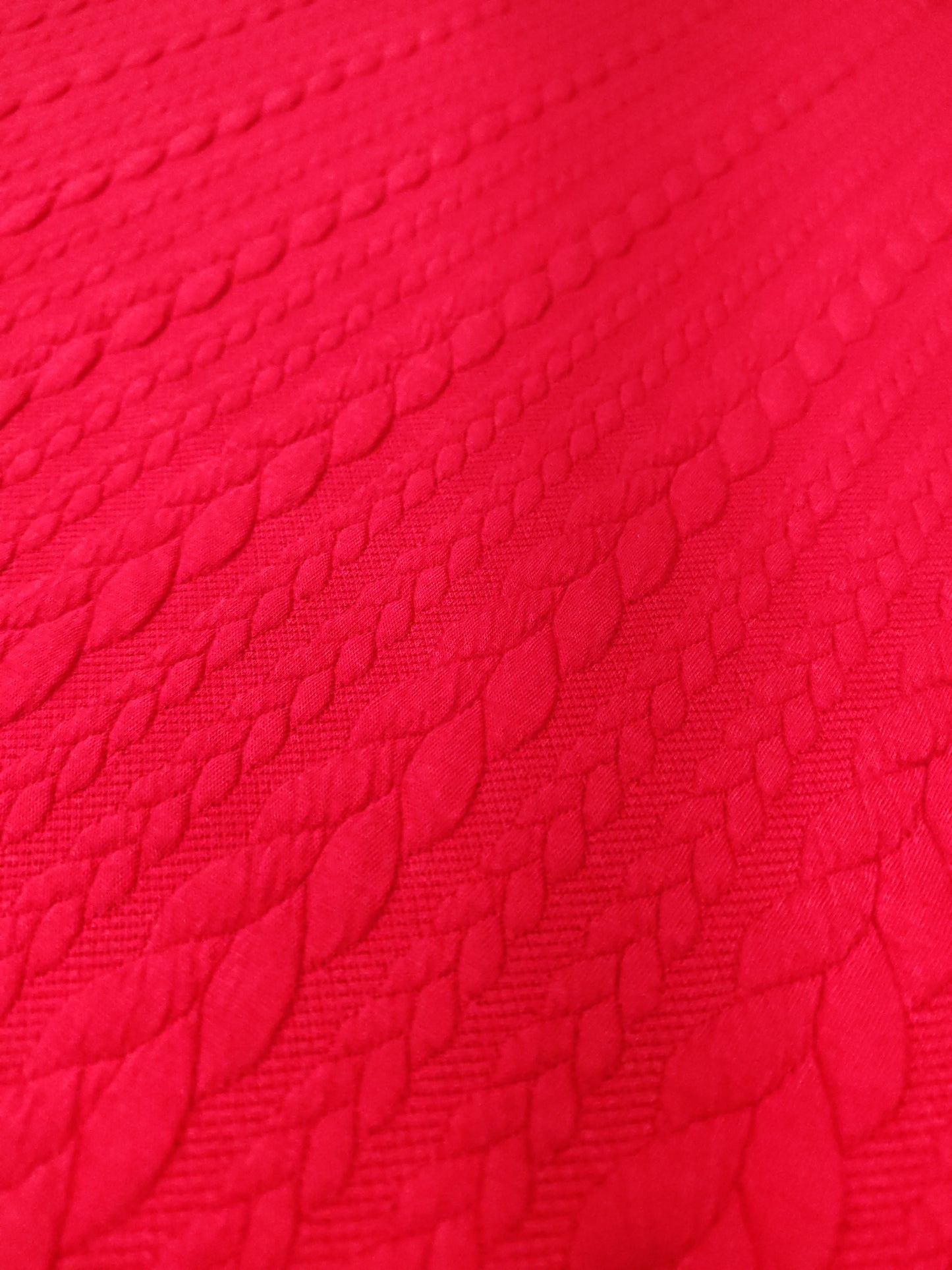 JACQUARD CABLE KNIT – TEXTURED STRETCH KNIT FABRIC – 8 COLOURWAYS – 152–160cm WIDE