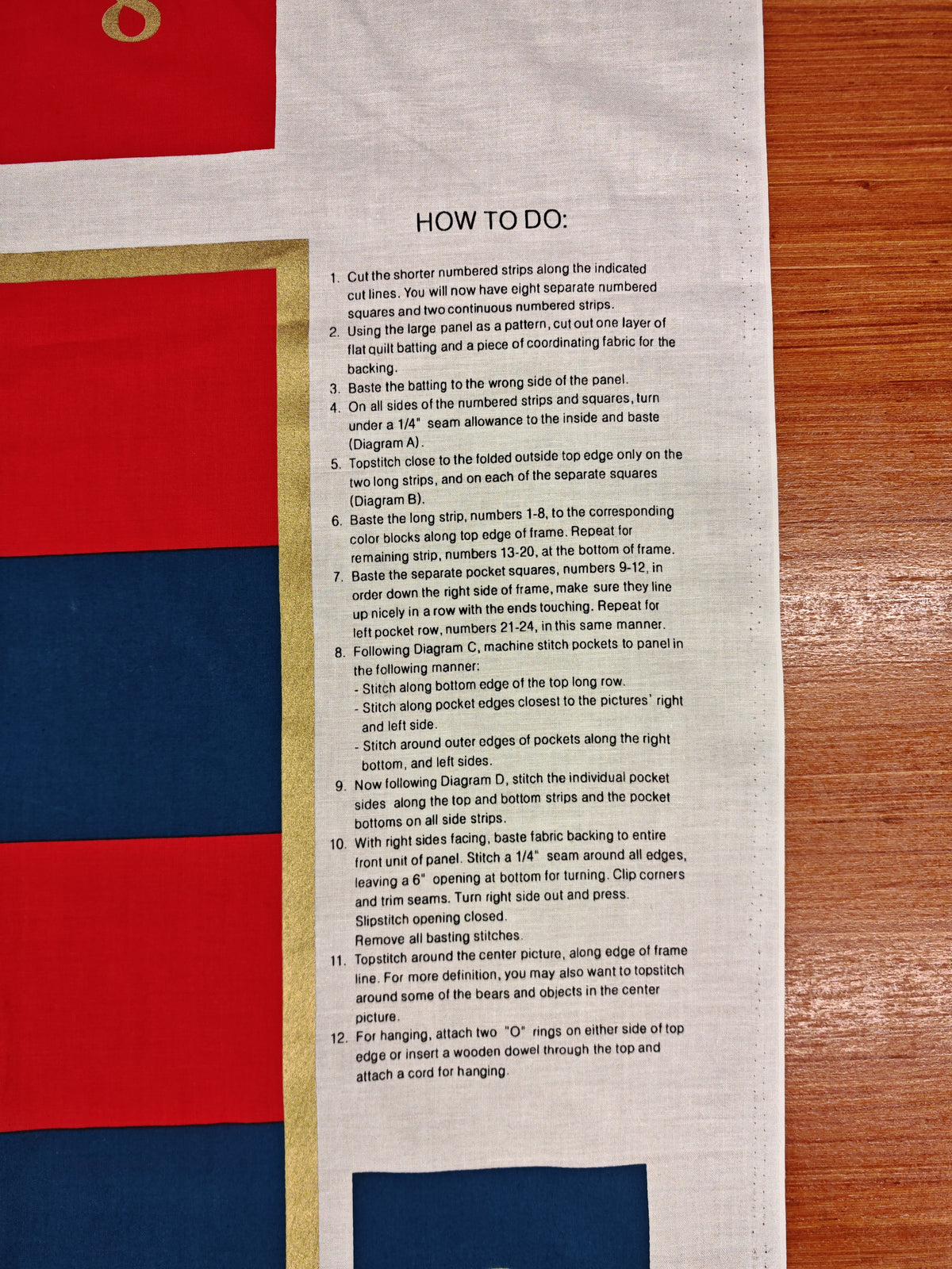 SANTA AND HIS FRIENDS ARE COMING – CUT & SEW ADVENT CALENDAR PANEL – 100% COTTON – 112cm x 95.5cm