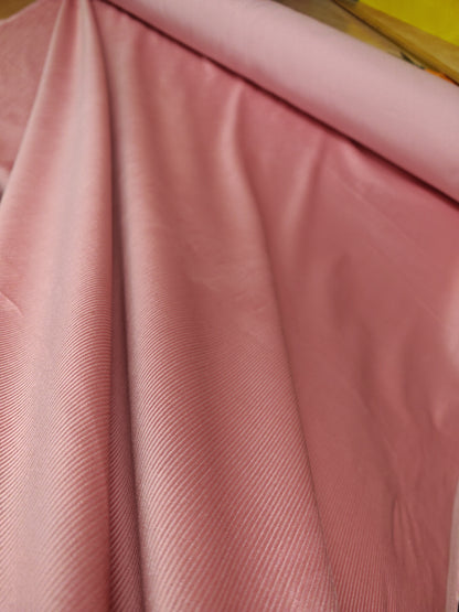 Dusky Pink Needlecord Fabric – 153cm / 60" – 100% Cotton – 3m Piece