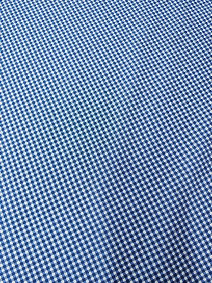 1/8" Gingham Polycotton (4 Colourways) – 112cm / 44" – Polycotton – 3m Piece