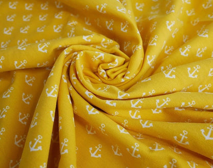ANCHOR POINT – COTTON JERSEY STRETCH FABRIC – 141cm WIDE