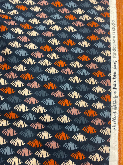 WOODLAND NOTIONS SHELLS – NINA RABY-JONES WOODLAND NOTIONS – 100% COTTON FABRIC – 146cm WIDE