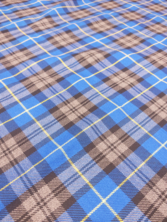 SKYLINE TARTAN – POLYVISCOSE TARTAN FABRIC – 144cm WIDE