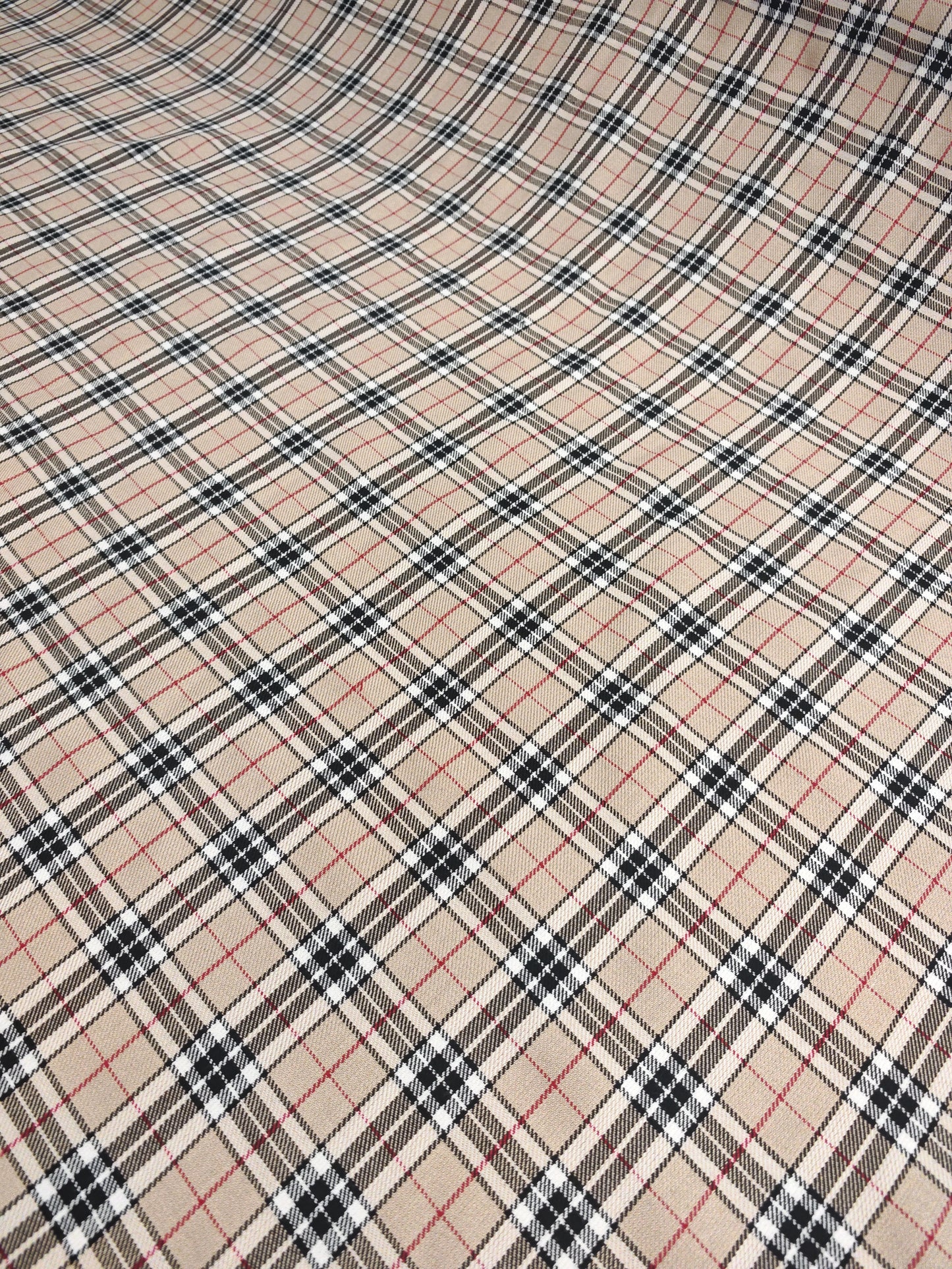 HERITAGE STONE TARTAN – POLYVISCOSE TARTAN FABRIC – 147cm WIDE