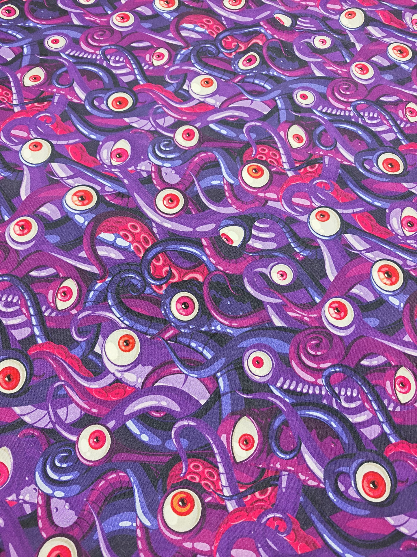 MONSTER GOOGLY EYES – LITTLE JOHNNY COTTON JERSEY – 95% COTTON 5% ELASTANE – 153cm WIDE