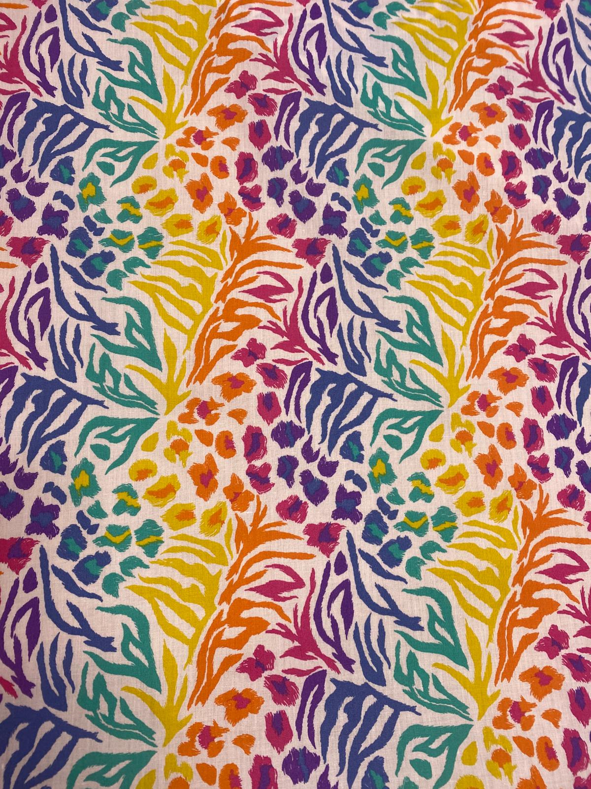 Wild Botanical Polycotton (4 Colourways) – 110cm / 43" – Polycotton – 3m Piece