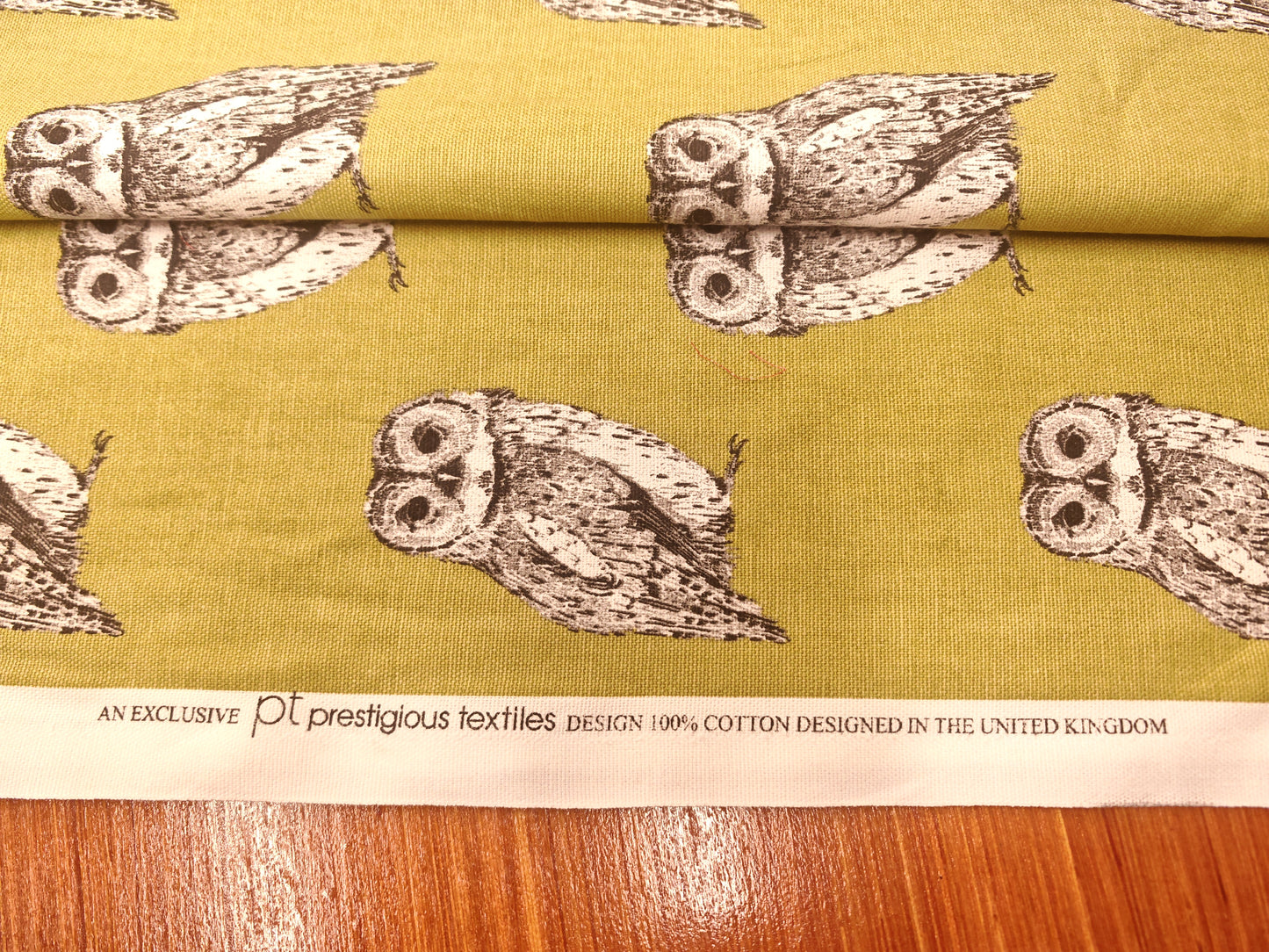 OWLET – PRESTIGIOUS TEXTILES – HALF PANAMA 100% COTTON FABRIC – 142cm WIDE