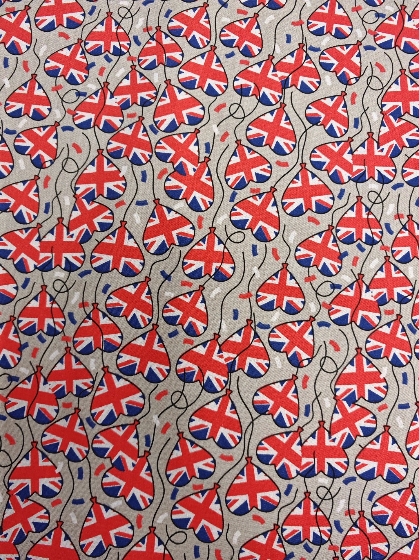 Union Jack Balloon Polycotton – 112cm / 44" – Polycotton (3 Colourways)
