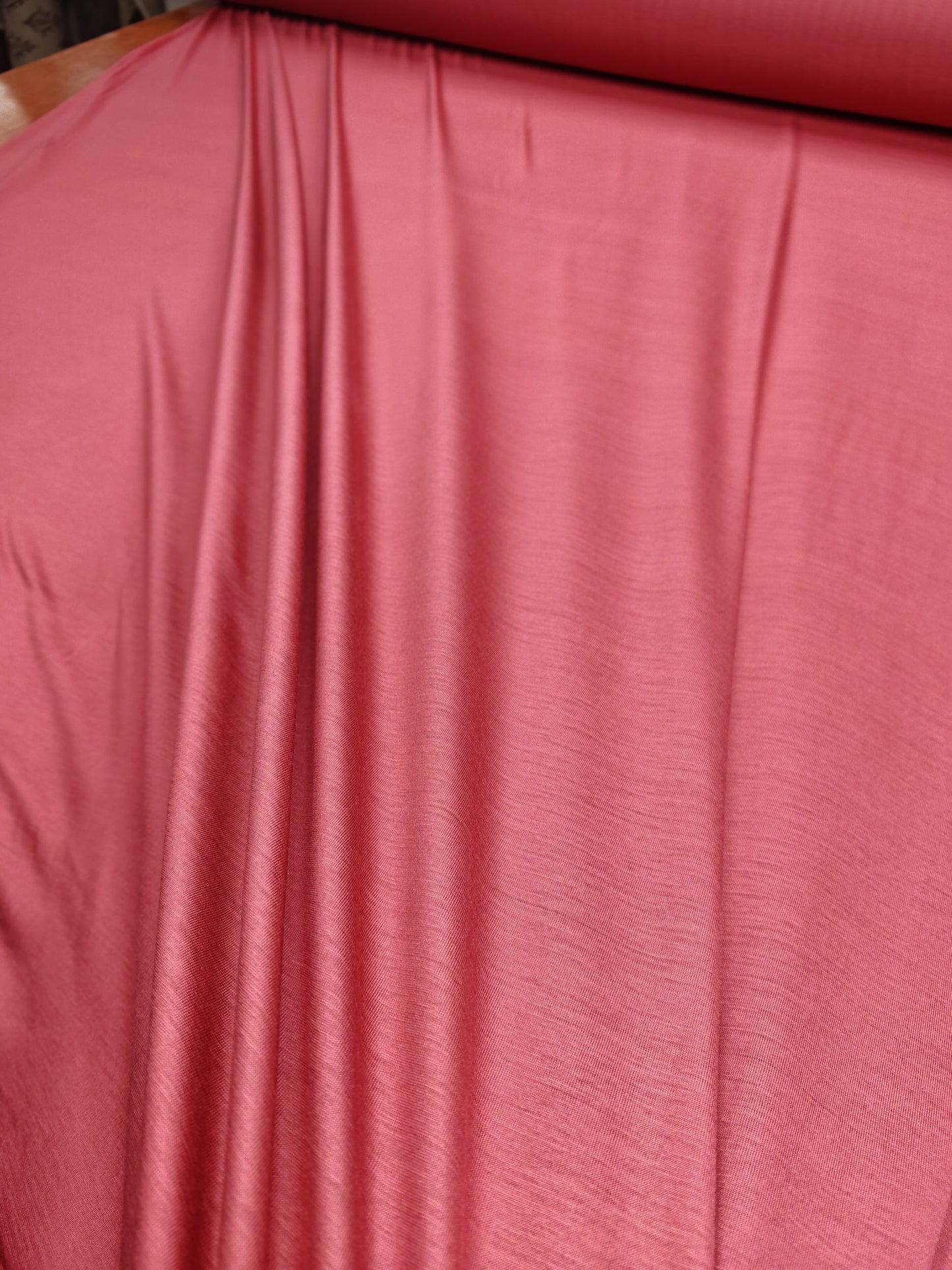 DUSTY ROSE COTTON JERSEY – SOFT STRETCH DRESS FABRIC – COTTON JERSEY – 1 METRE PIECE